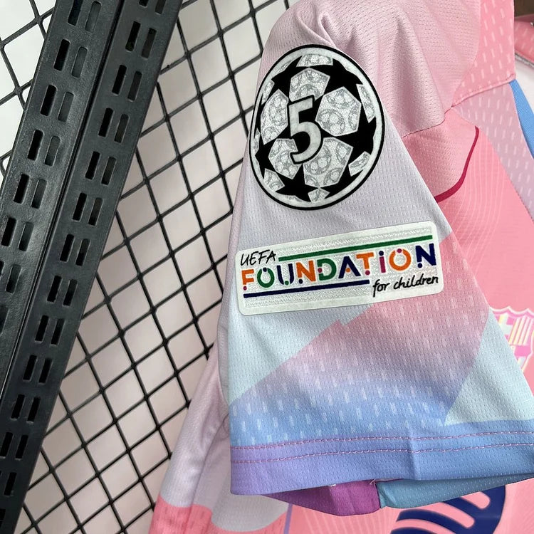 Maillot rose du FC Barcelone 25/26