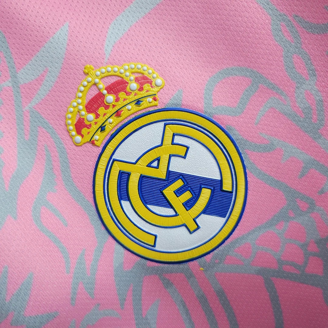 Real Madrid 23/24 Pink Dragon Shirt (Special Edition) Football Jersey | Retrokick